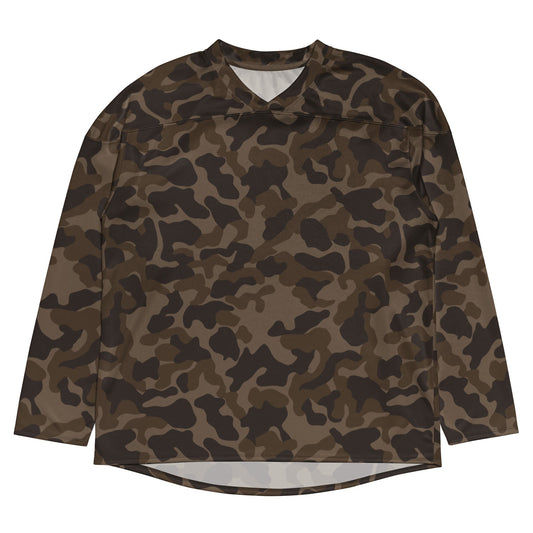 Russian TTsKO Brown CAMO hockey fan jersey - Hockey Jerseys