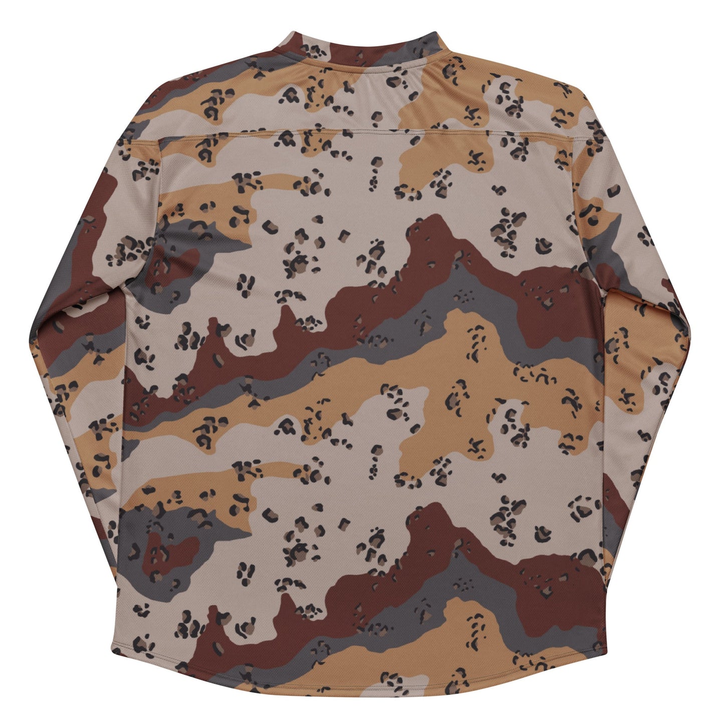 Saudi Chocolate Chip Desert Mountain CAMO hockey fan jersey - Hockey Jerseys