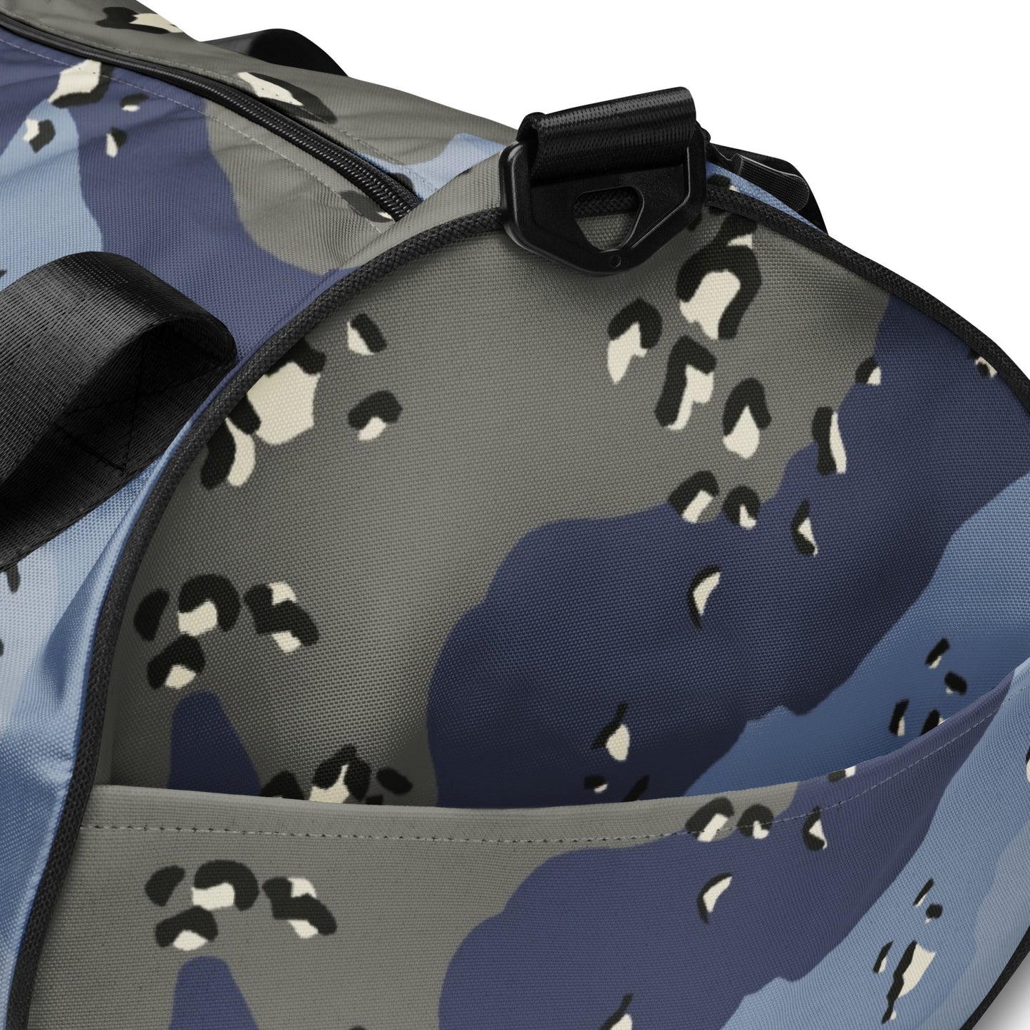 Saudi Arabian Chocolate Chip Desert Urban Blue CAMO Gym Bag