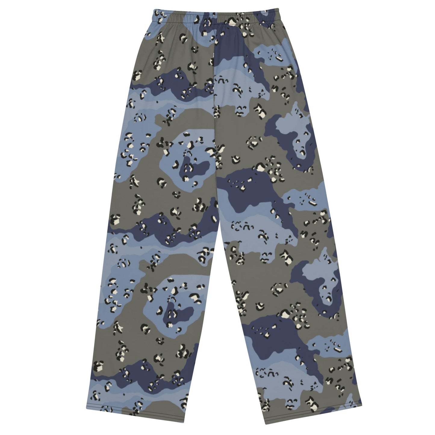 Saudi Chocolate Chip Desert Urban Blue CAMO unisex wide-leg pants - Wide-leg Pants