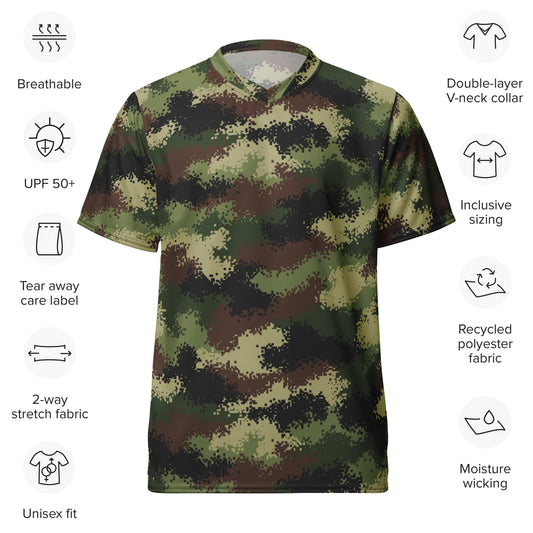 Serbian Digital CAMO unisex sports jersey Sports Jerseys