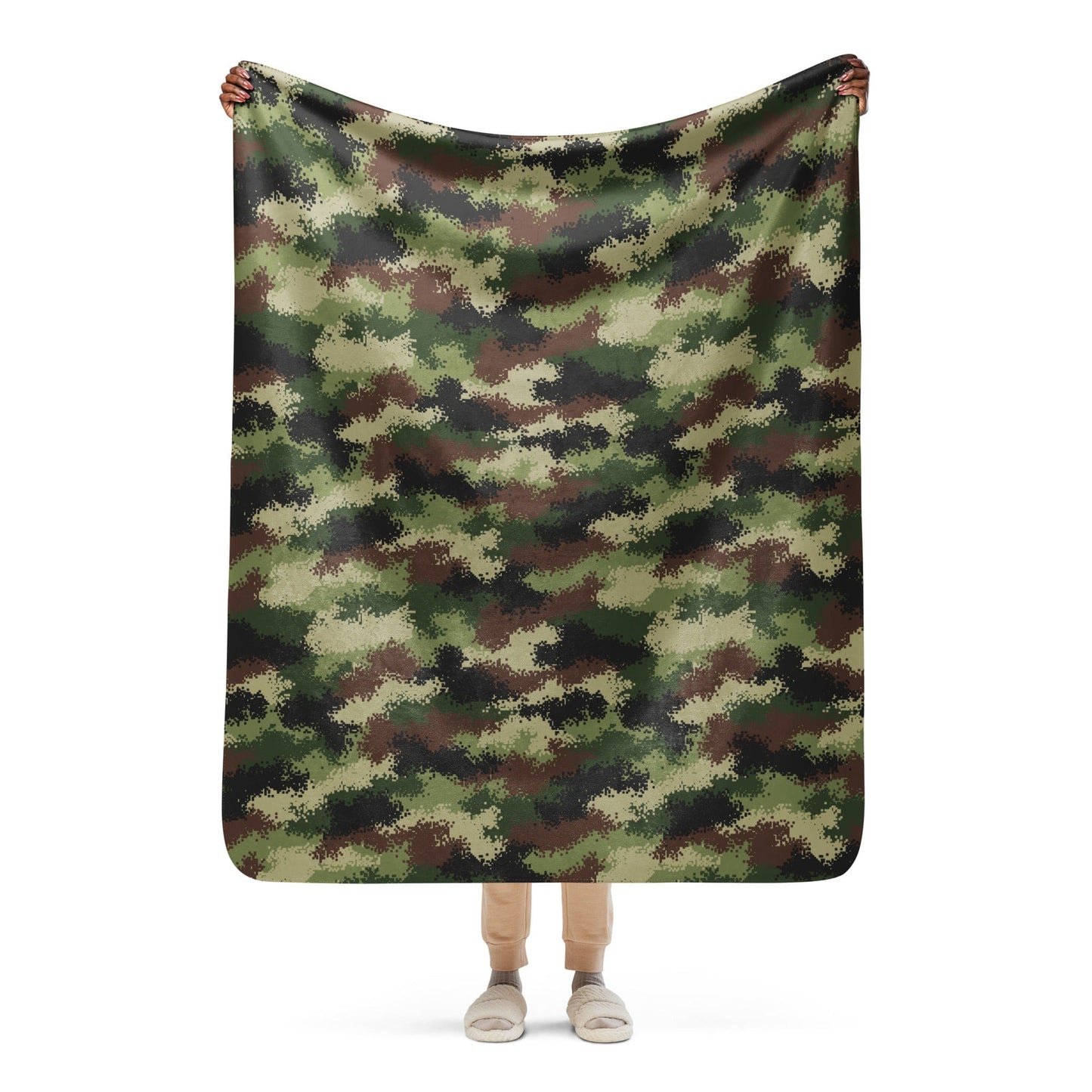 Serbian Digital CAMO Sherpa blanket - 50″×60″ - Blankets
