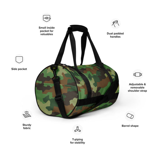 Serbian Oak Leaf Woodland CAMO gym bag - Gym Bags