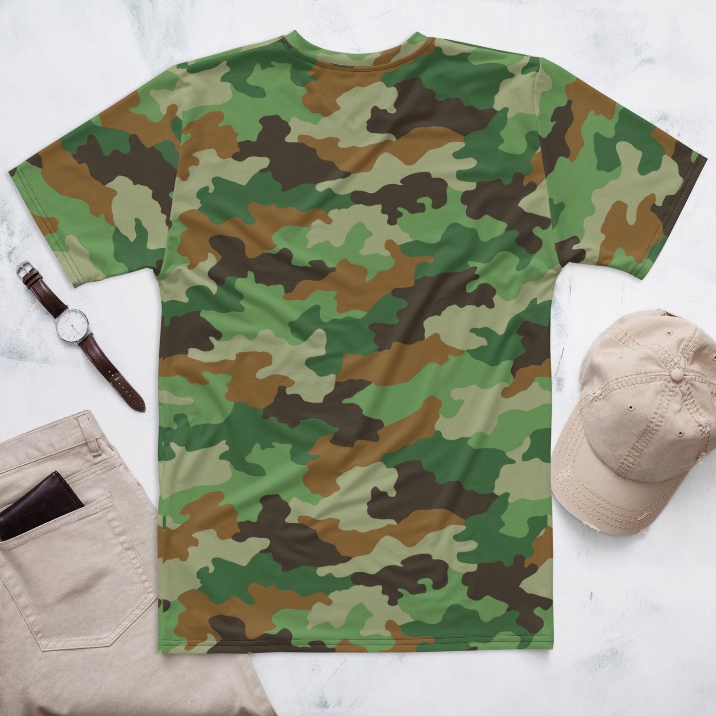 Serbian Oak Leaf Woodland CAMO Mens t-shirt - T-Shirts
