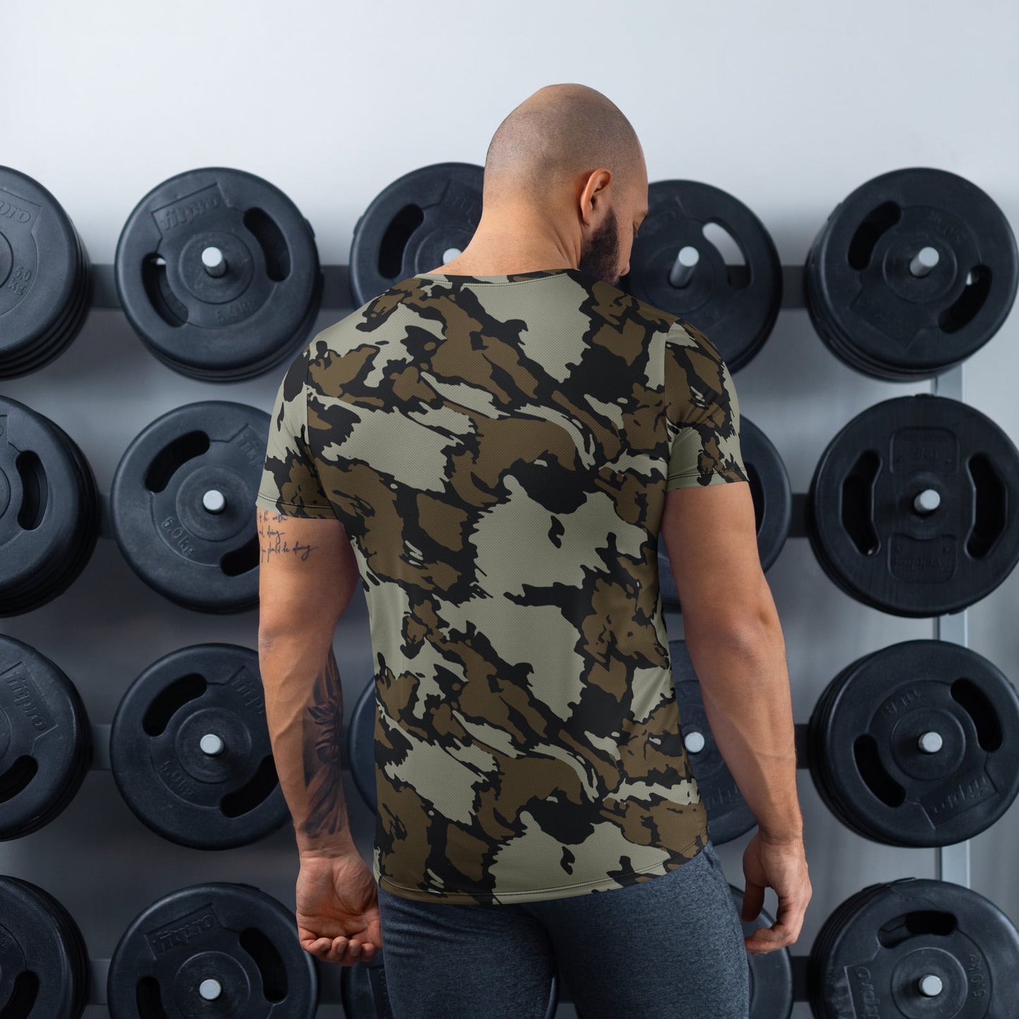 Shadow Timber CAMO Mens Athletic T-Shirt