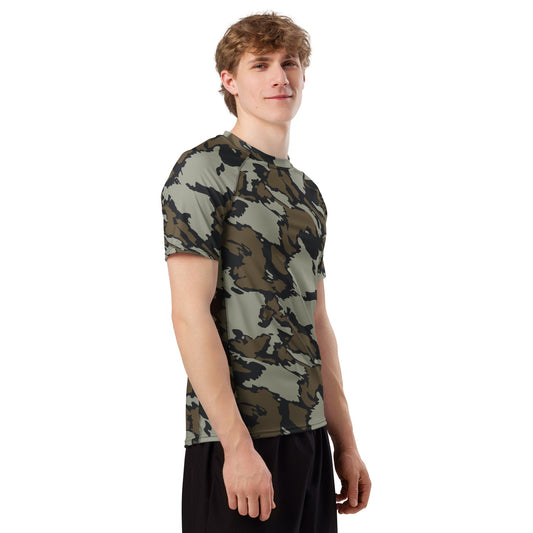 Shadow Timber CAMO Mens Short-Sleeve Rash Guard - Short-sleeve Guards