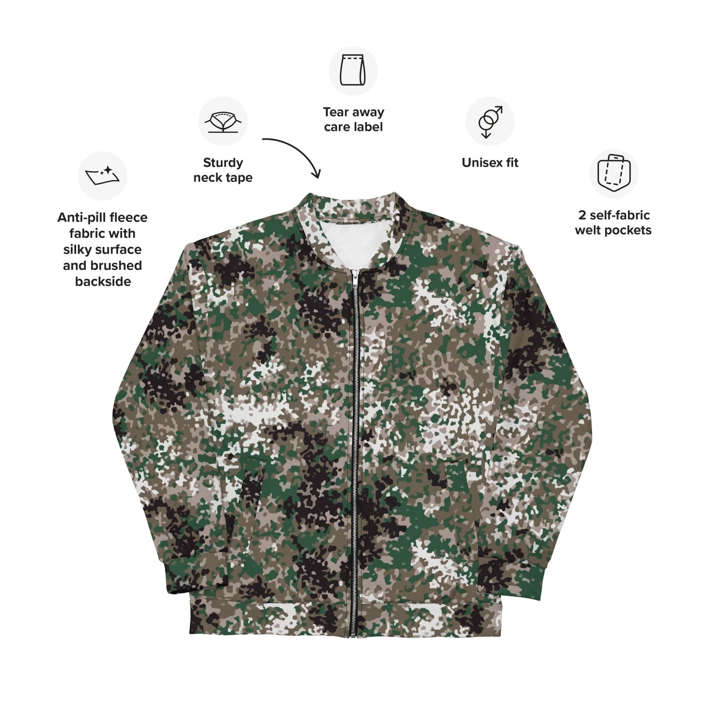 Snowtarn CAMO Unisex Bomber Jacket - Jackets