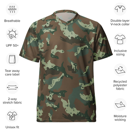 South African Chocolate Chip Soldier 2000 CAMO unisex sports jersey - Sports Jerseys