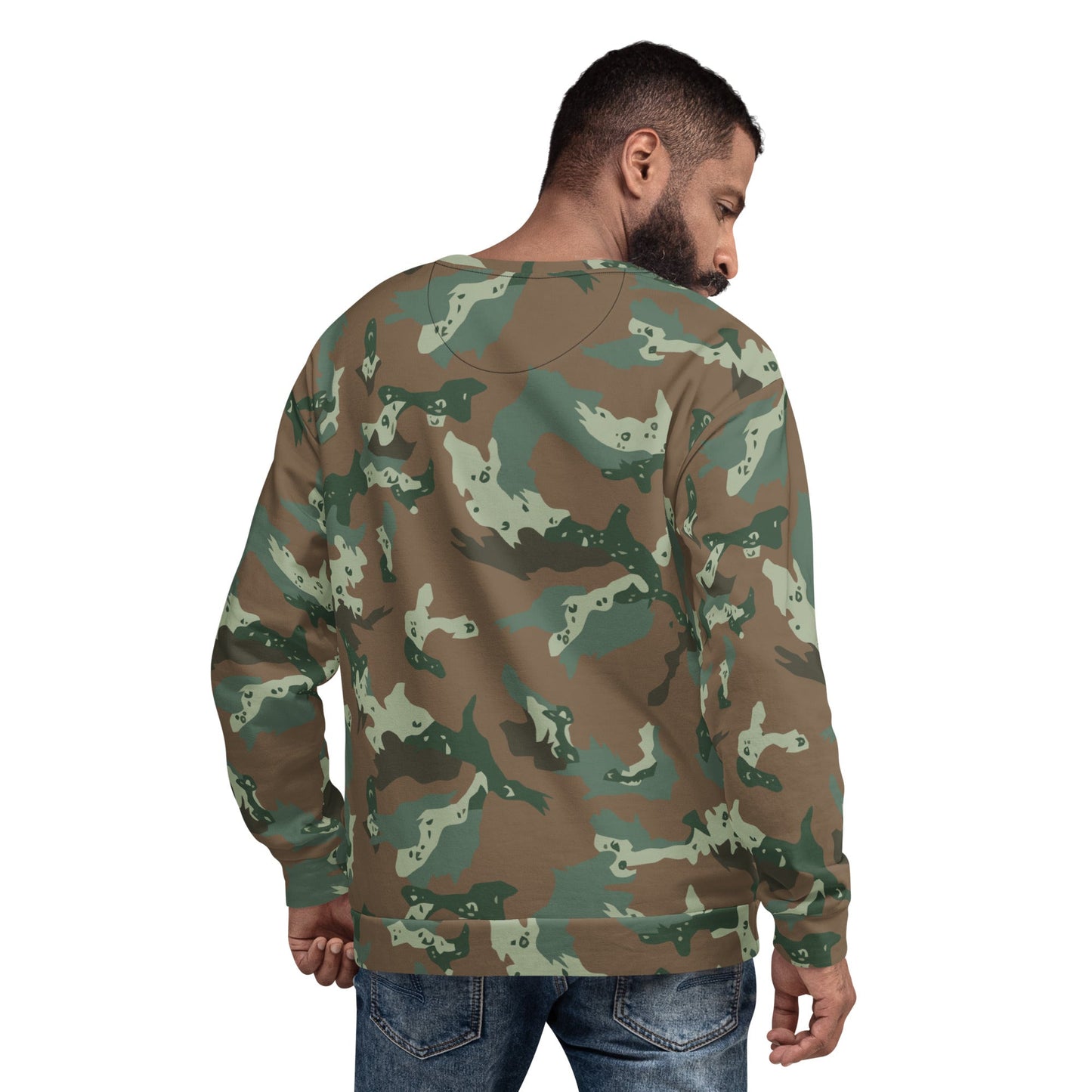 South African Chocolate Chip Soldier 2000 CAMO Unisex Sweatshirt - Sweatshirts