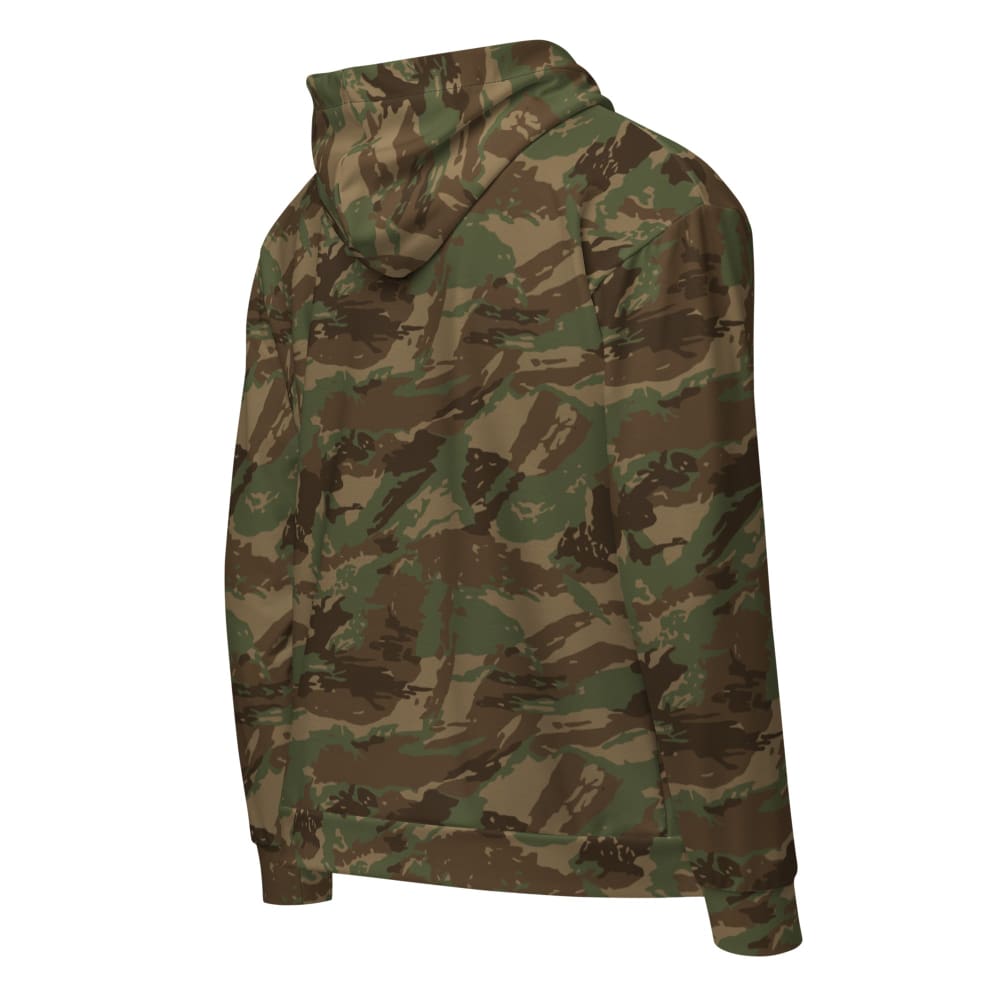 South African Defense Force (SADF) 32 Battalion Winter CAMO Unisex zip hoodie
