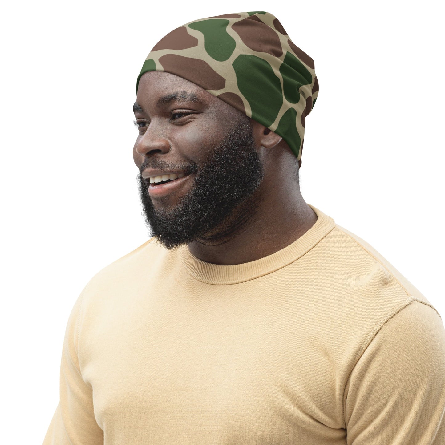 South African Kangwane Giraffe CAMO Beanie - Beanies