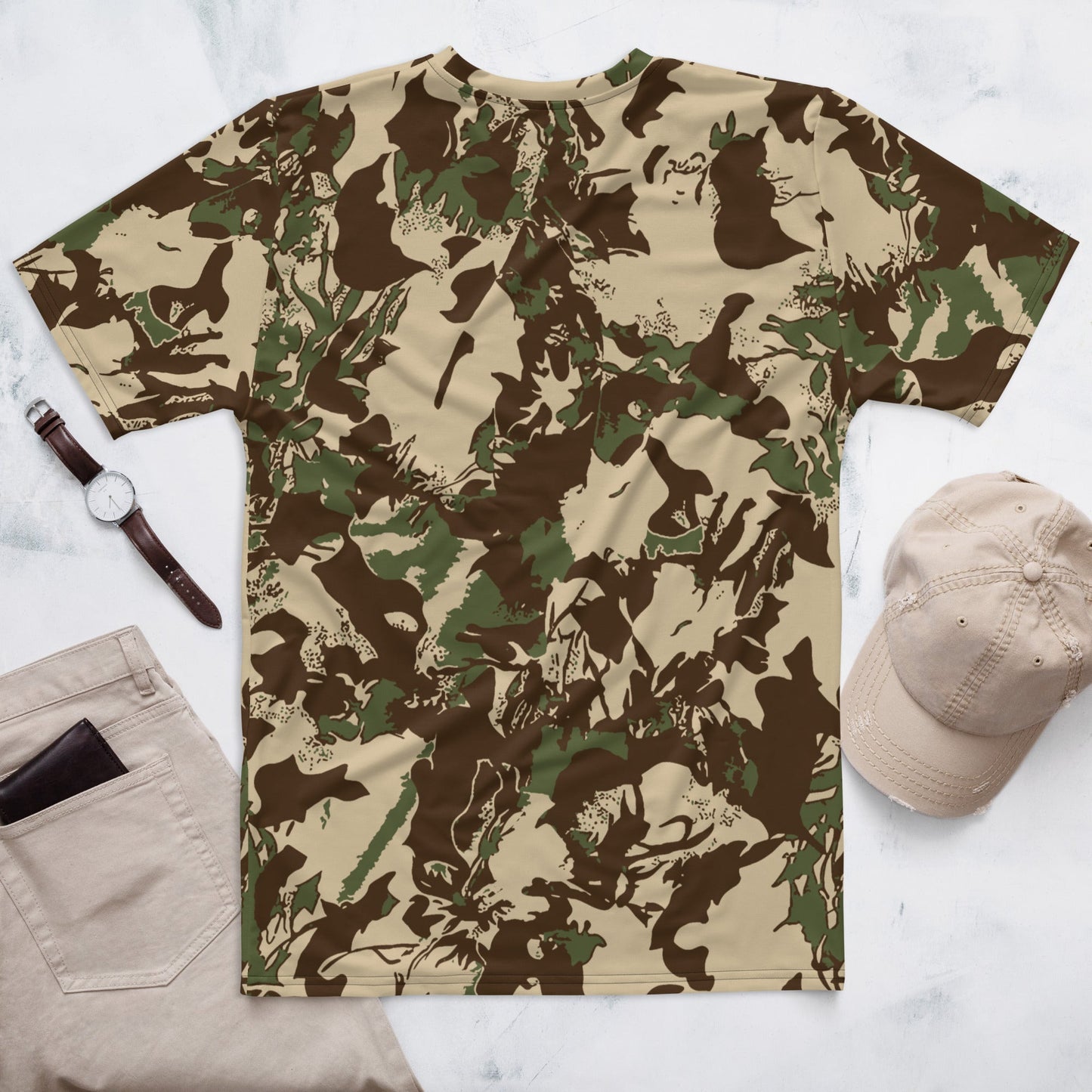 South African KOEVOET Police CAMO Mens t-shirt - T-Shirts