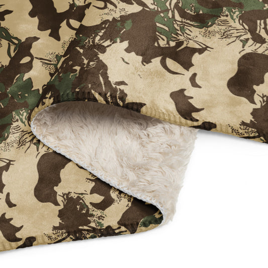 South African KOEVOET Police CAMO Sherpa blanket Blankets