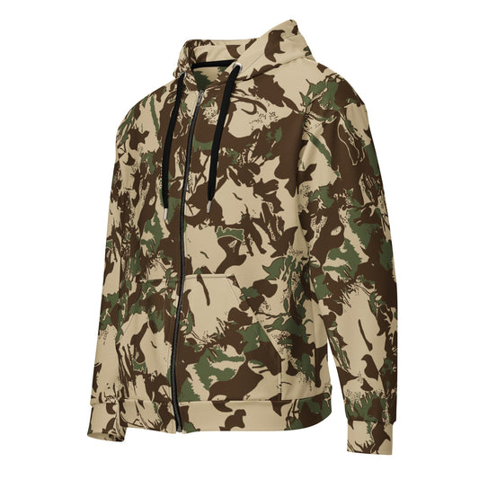 South African KOEVOET Police CAMO Unisex zip hoodie - Zip Hoodies