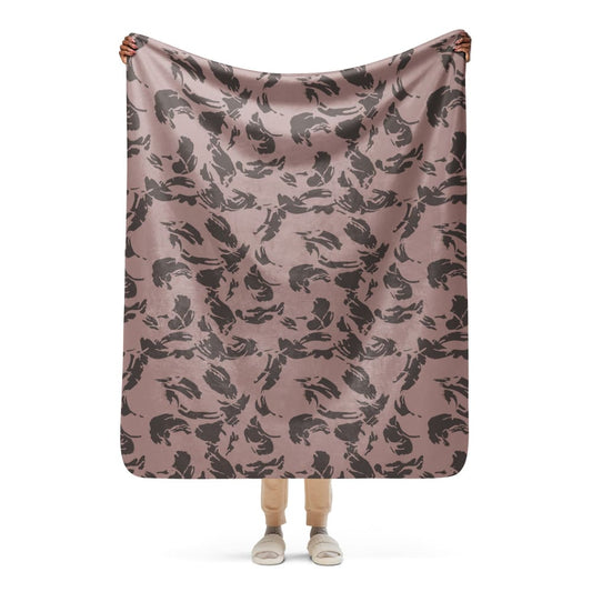 South African Special Forces Adder DPM CAMO Sherpa blanket - 50″×60″