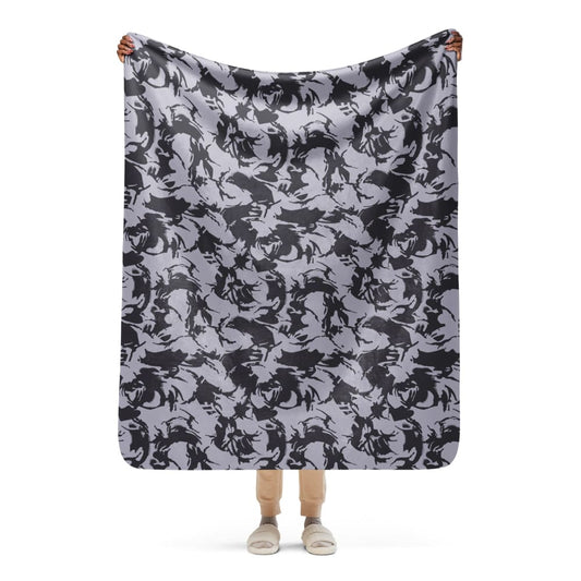 South African Special Forces Adder DPM Urban CAMO Sherpa blanket - 50″×60″ - Sherpa Blanket