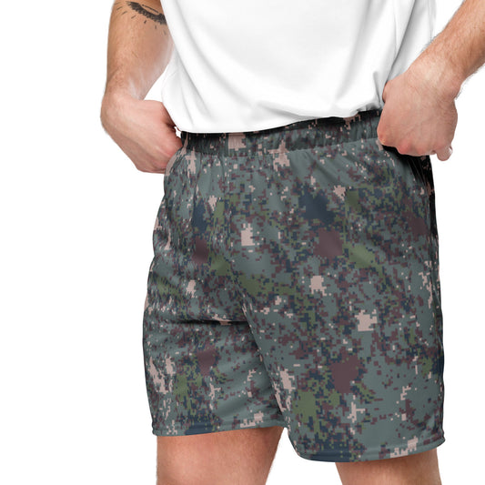 South Korean ROK Digital Granite CAMO Unisex mesh shorts - Mesh Shorts