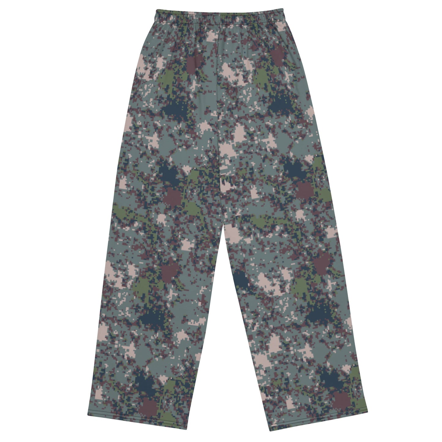 South Korean ROK Digital Granite CAMO unisex wide-leg pants - Wide-leg Pants