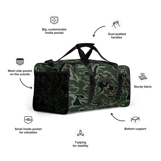 South Korean ROK Noodle Swirl CAMO Duffle bag Bags