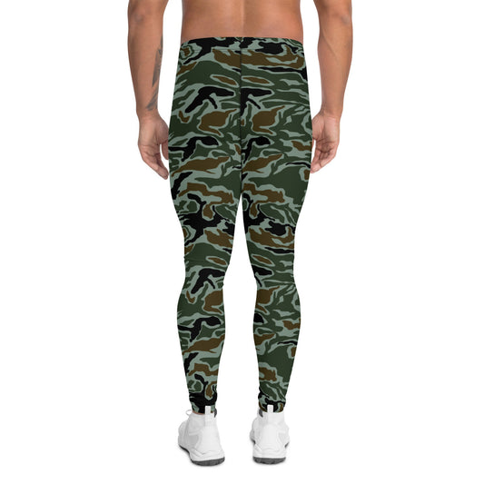 South Korean ROK Noodle Swirl CAMO Mens Leggings