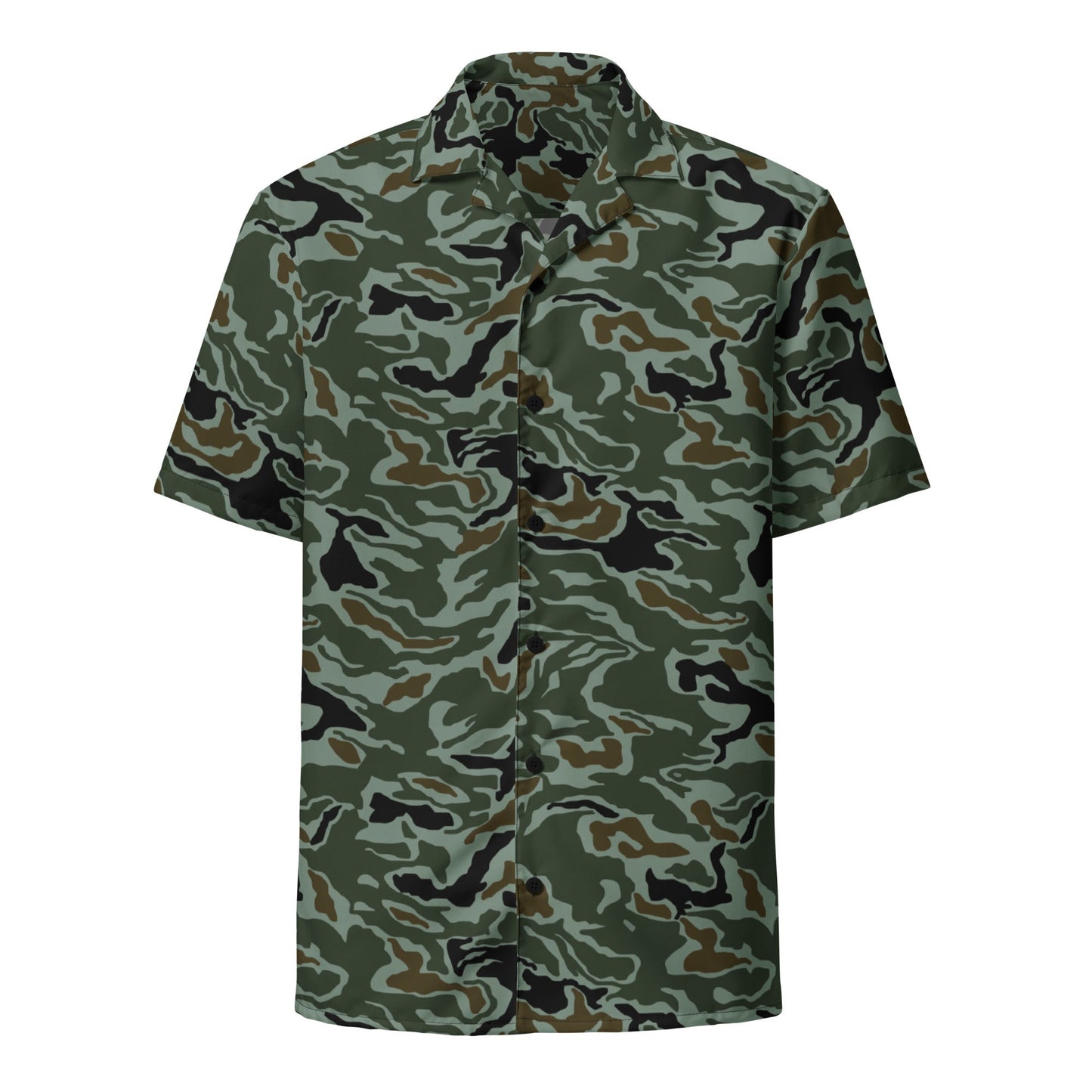 South Korean ROK Noodle Swirl CAMO Unisex button shirt - Button Shirts