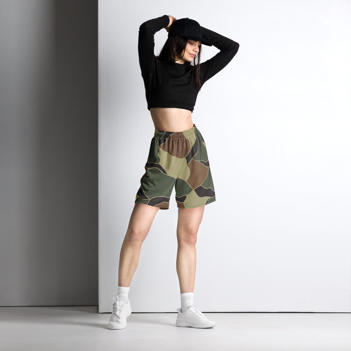 South Korean ROK Turtle Shell CAMO Unisex mesh shorts - Mesh Shorts