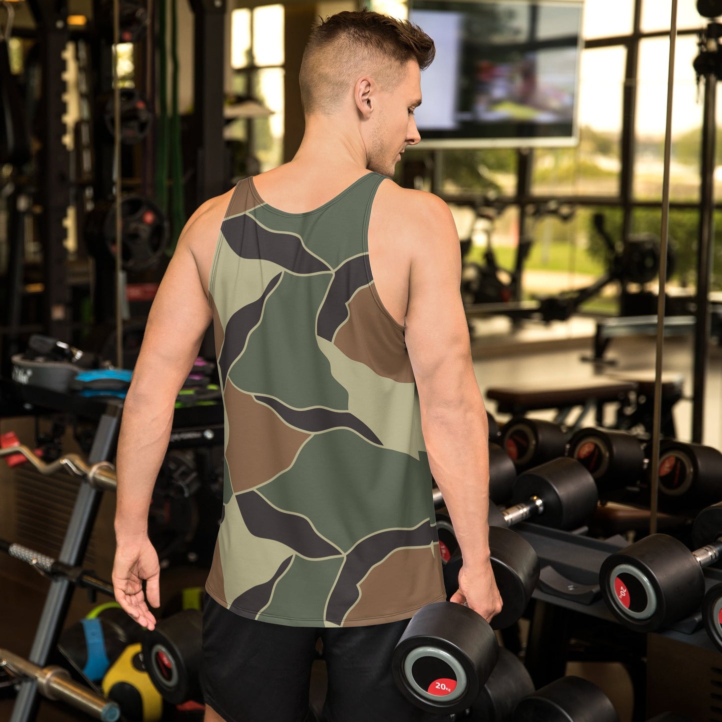 South Korean ROK Turtle Shell CAMO Unisex Tank Top - Tops