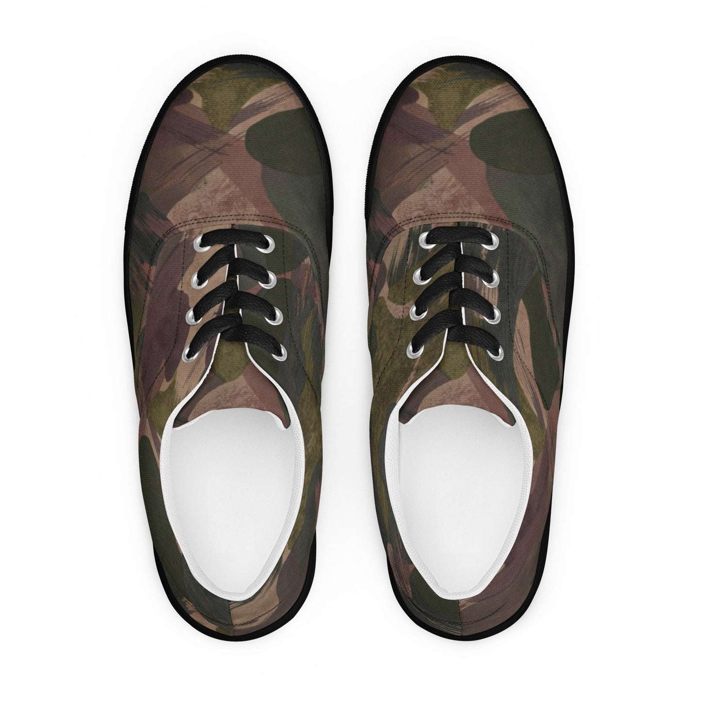 South Vietnamese DPM ARVN Airborne Brushstroke CAMO Mens Lace-Up Canvas Shoes - Lace-up