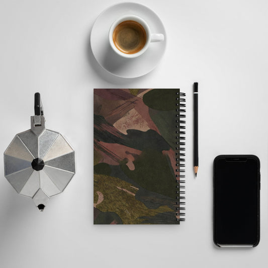 South Vietnamese DPM ARVN Airborne Brushstroke CAMO Spiral Notebook