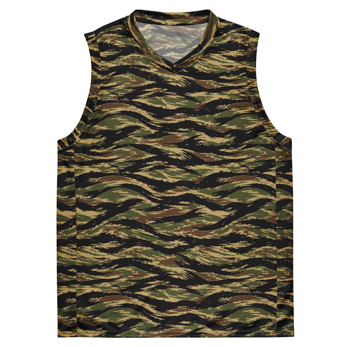 South Vietnamese Early War Tiger Stripe CAMO Unisex Basketball Jersey