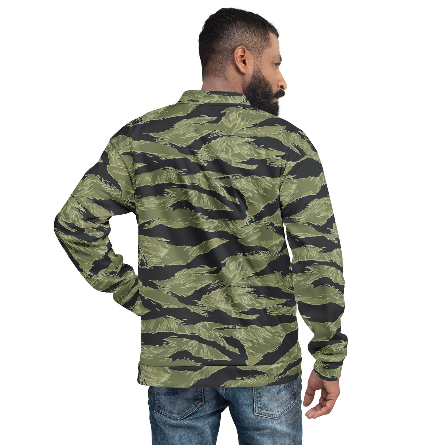 South Vietnamese Sea Wave Tiger Stripe CAMO Unisex Bomber Jacket
