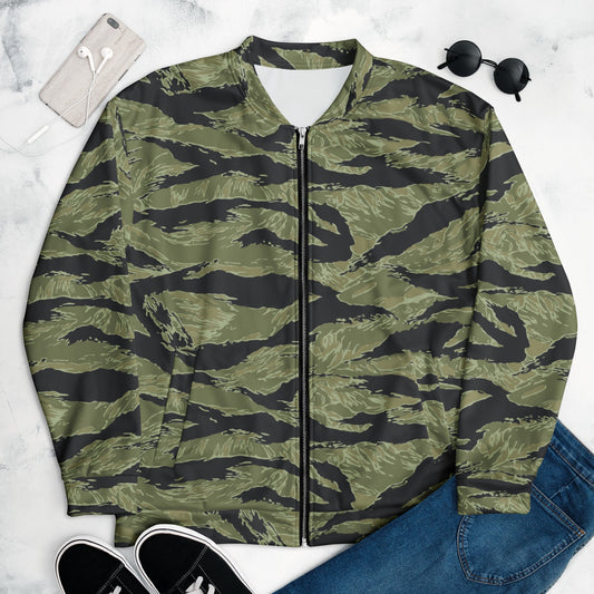 South Vietnamese Sea Wave Tiger Stripe CAMO Unisex Bomber Jacket
