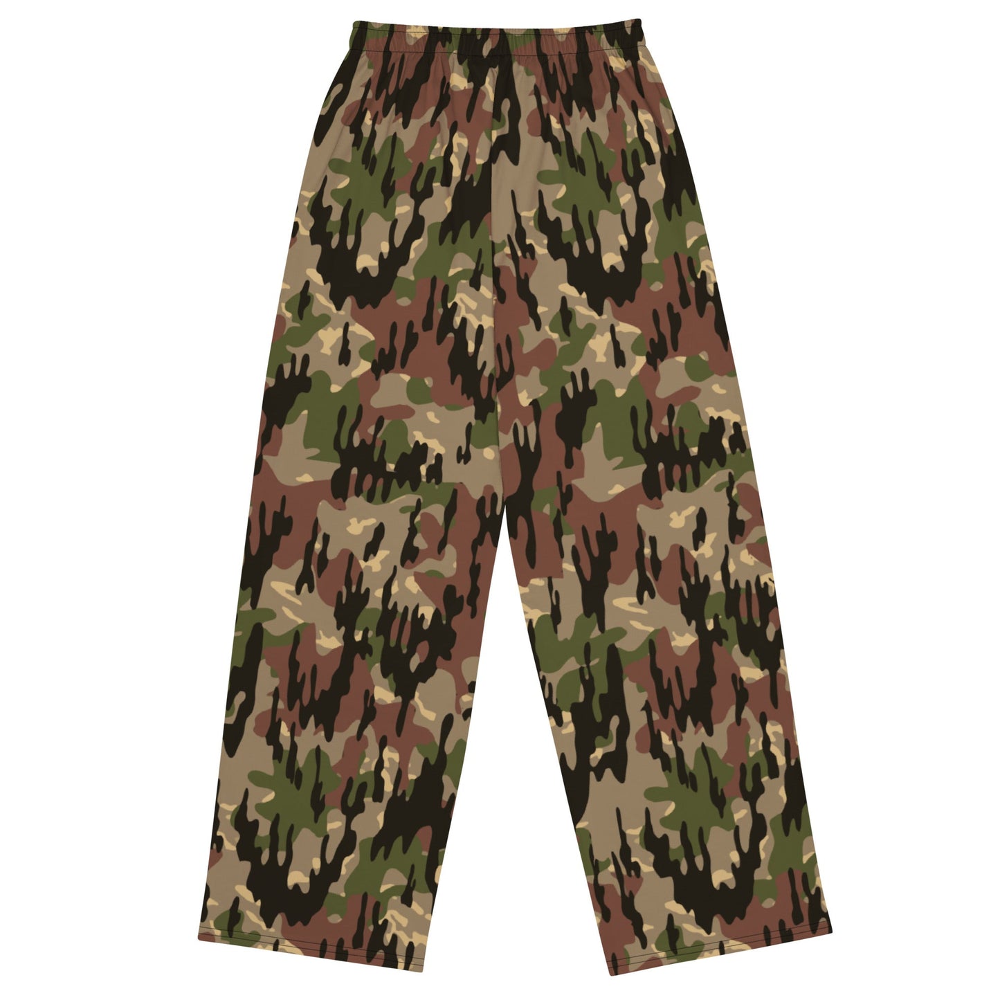 Spanish Rocosos Guerrillero CAMO unisex wide leg pants Wide Pants