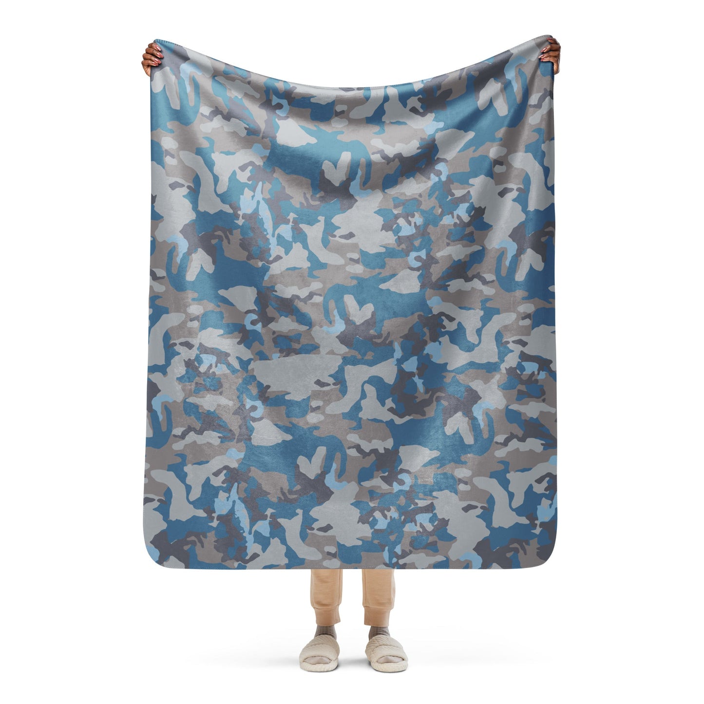 Stalker Clear Sky Video Game CAMO Sherpa blanket - 50″×60″ - Blankets