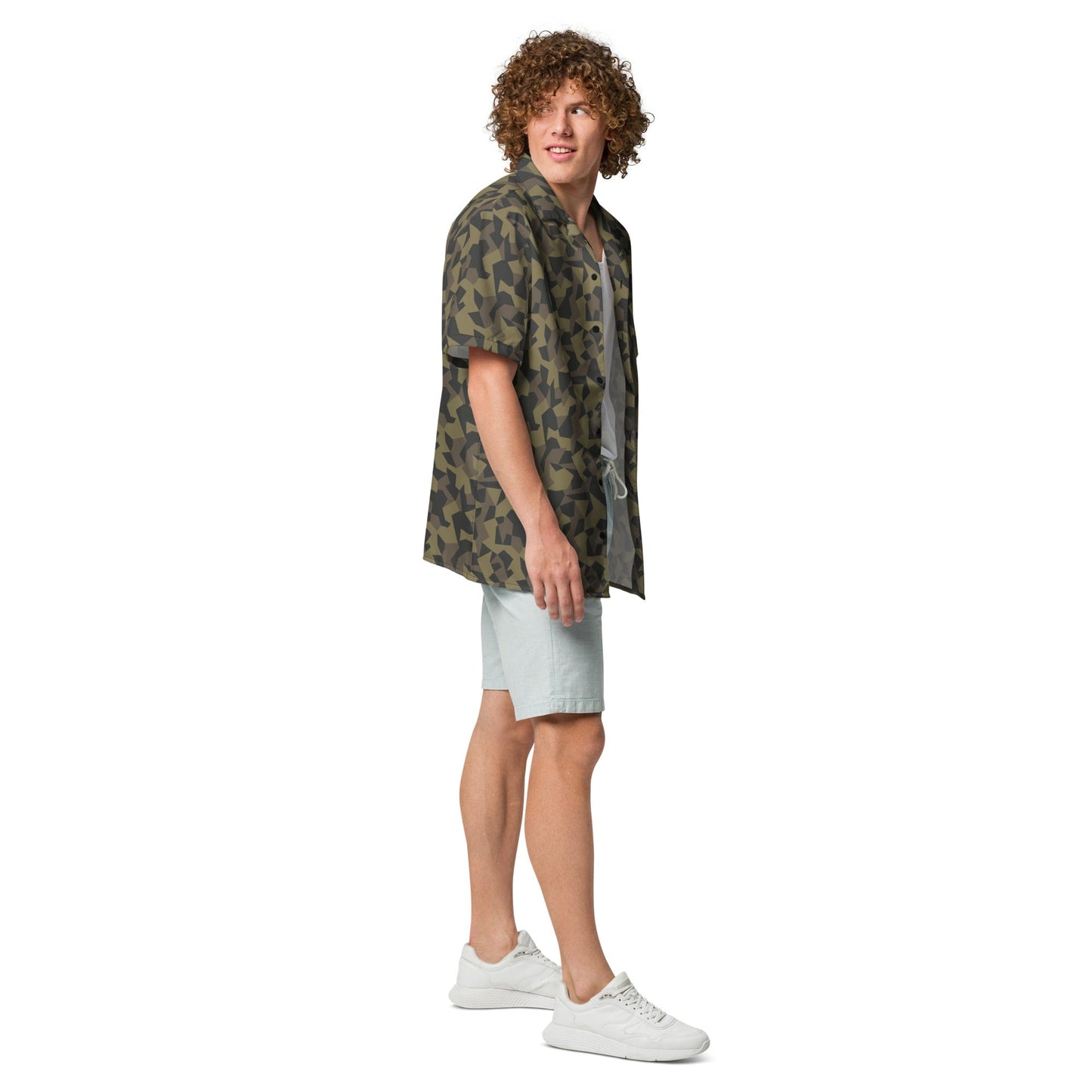 Stalker IPSF CAMO Unisex Short-Sleeve Button Shirt