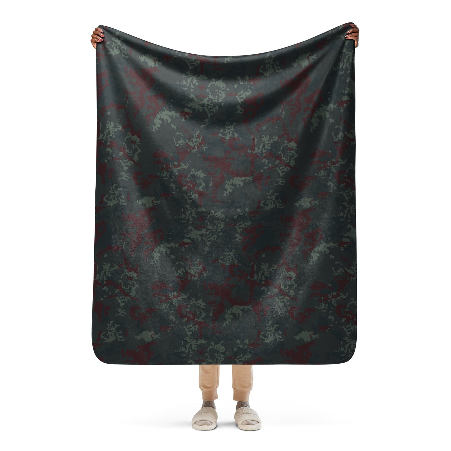 Starfleet MACO (Military Assault Command Operations) Movie CAMO Sherpa blanket - 50″×60″ - Blankets