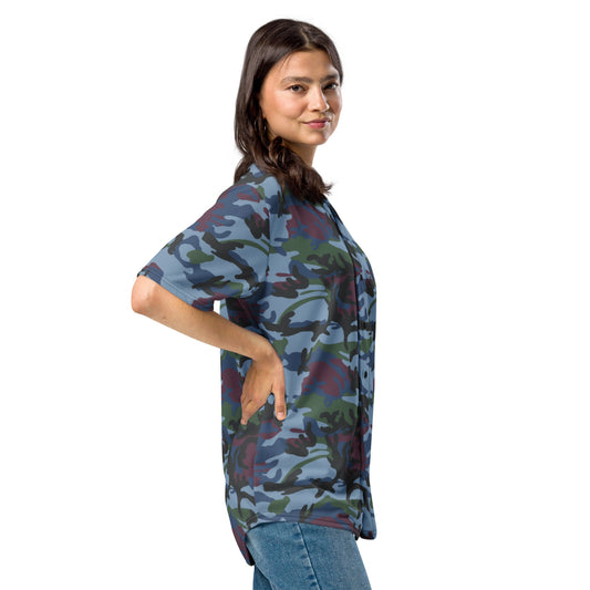 Street Fighter Allied Nations Movie CAMO baseball jersey - Baseball Jerseys