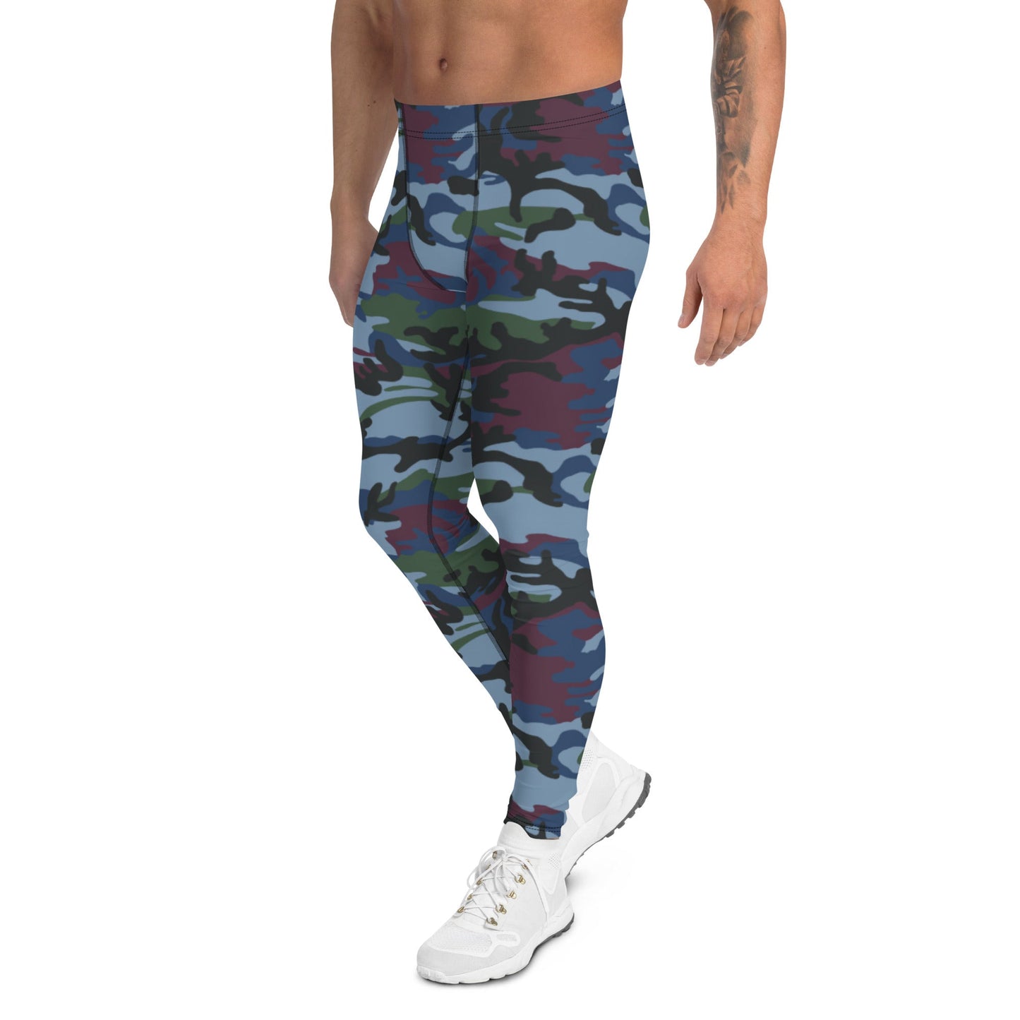 Street Fighter Allied Nations Movie CAMO Mens Leggings