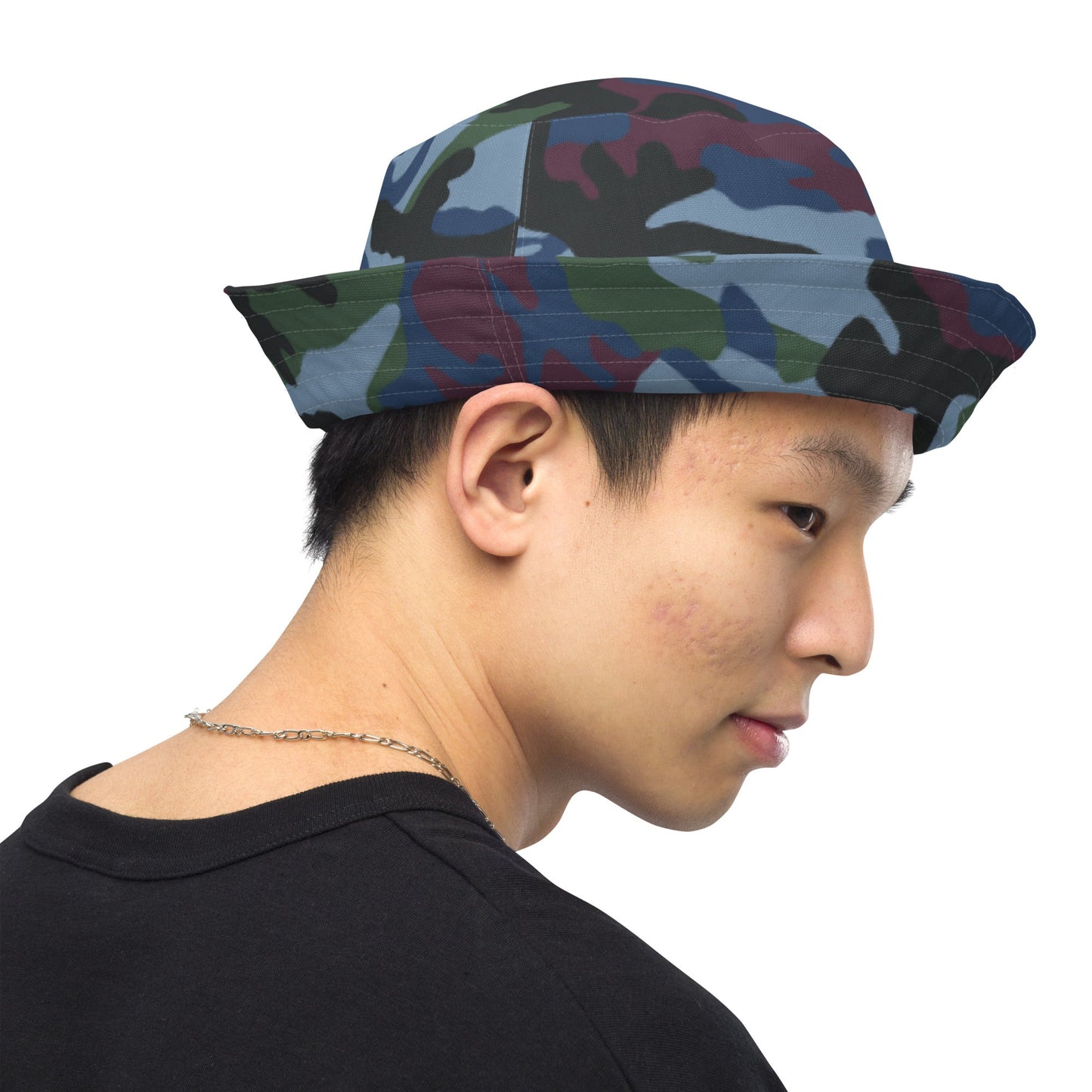 Street Fighter Allied Nations Movie CAMO Reversible bucket hat - Bucket Hats