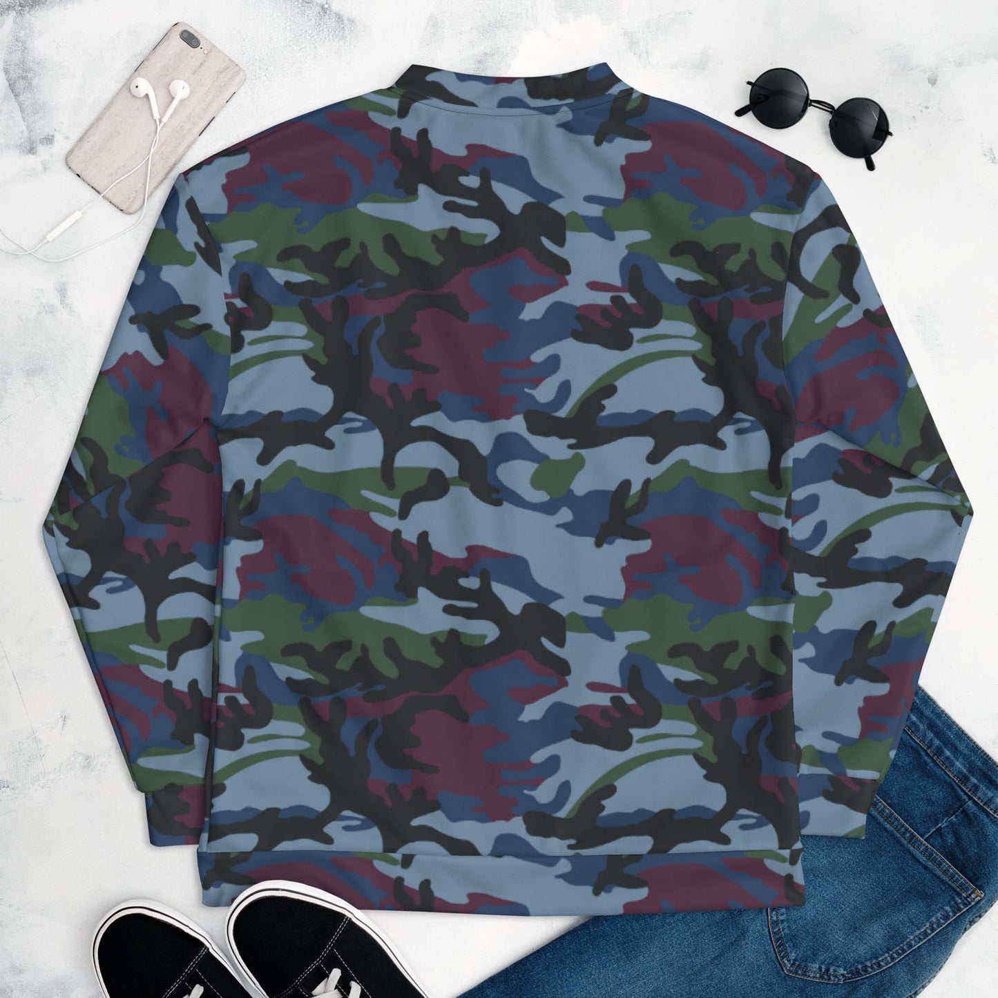 Street Fighter Allied Nations Movie CAMO Unisex Bomber Jacket - Jackets