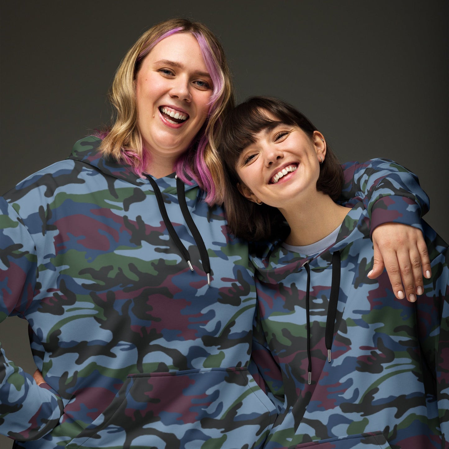 Street Fighter Allied Nations Movie CAMO Unisex Hoodie - Hoodies