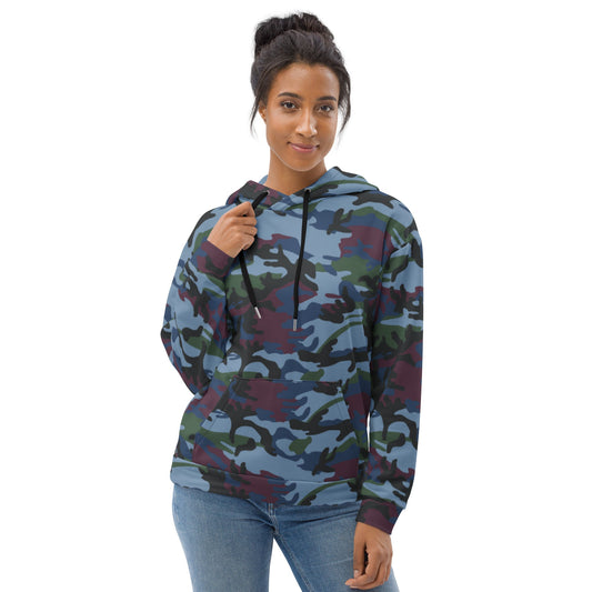 Street Fighter Allied Nations Movie CAMO Unisex Hoodie - Hoodies