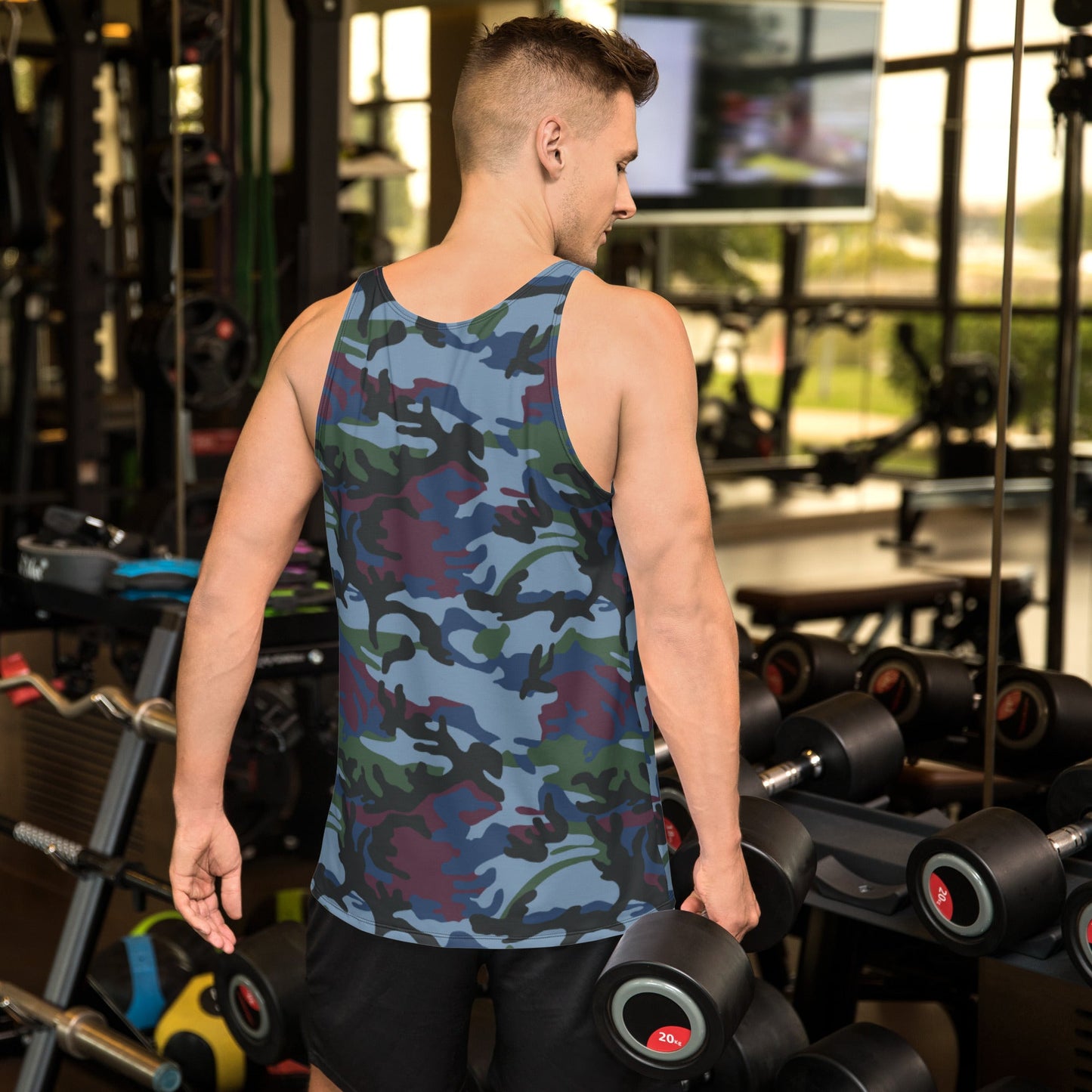 Street Fighter Allied Nations Movie CAMO Unisex Tank Top - Tops