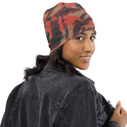Street Fighter Bison Shock Trooper Movie CAMO Beanie - Beanies