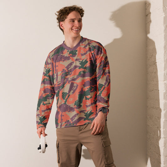 Street Fighter Bison Shock Trooper Movie CAMO hockey fan jersey - Hockey Jerseys