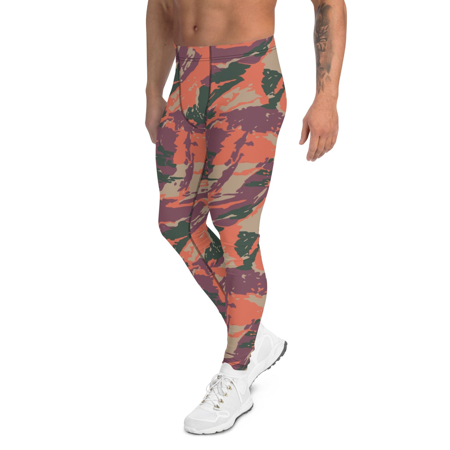 Street Fighter Bison Shock Trooper Movie CAMO Mens Leggings