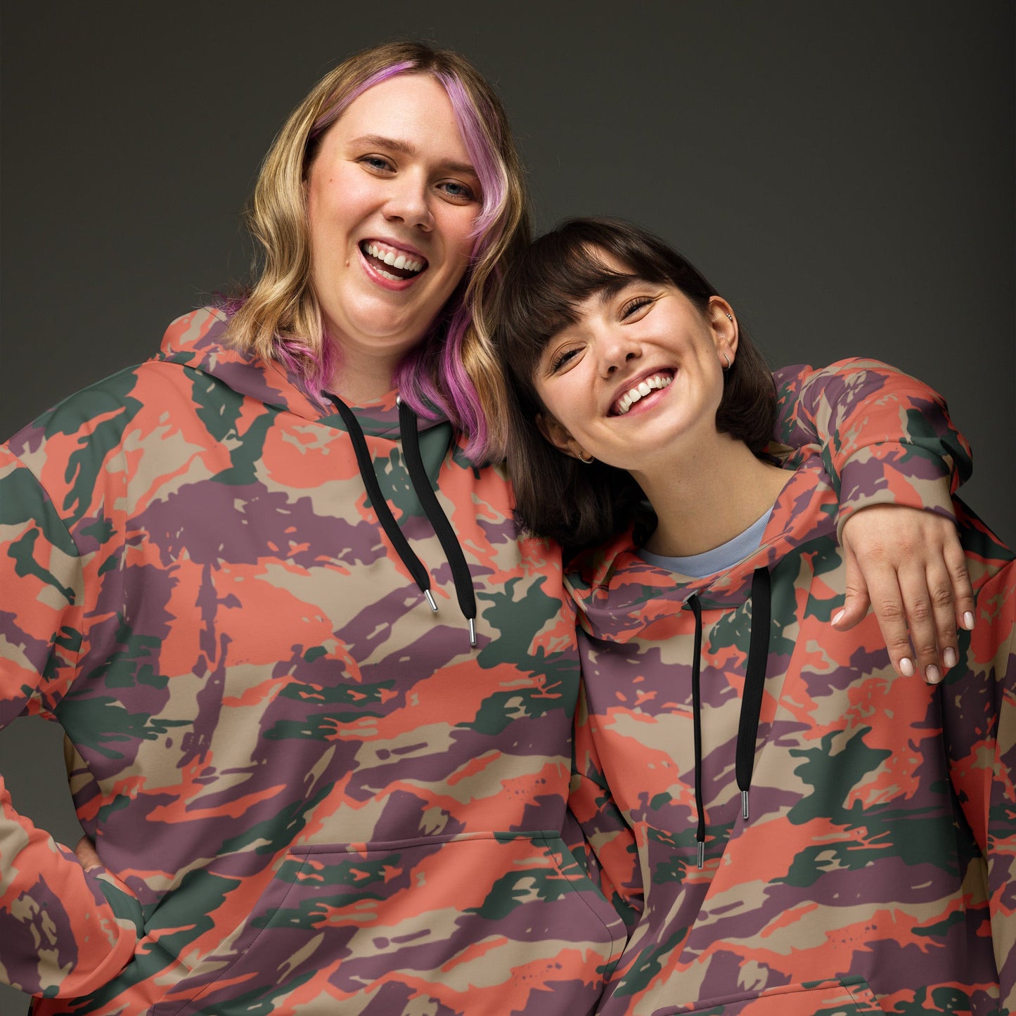 Street Fighter Bison Shock Trooper Movie CAMO Unisex Hoodie - Hoodies