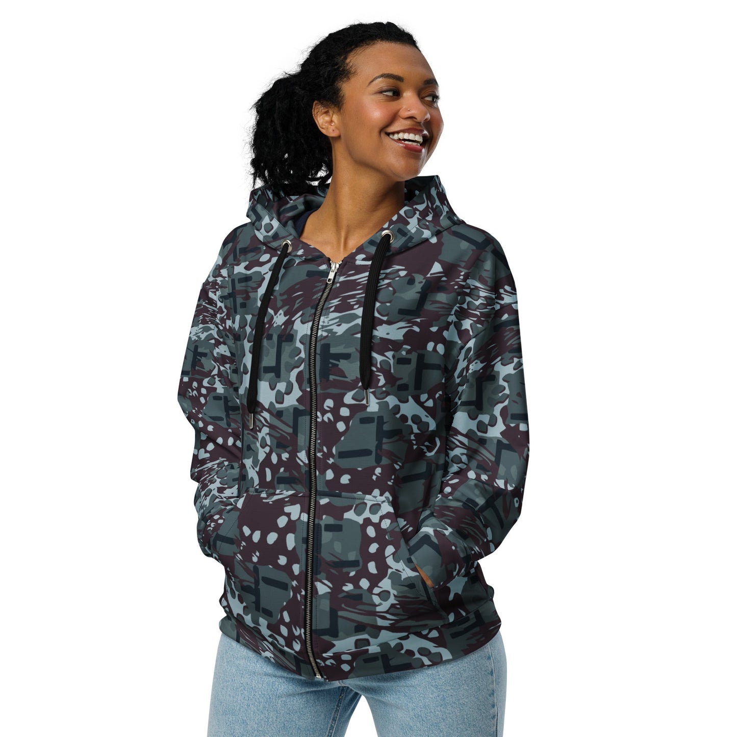 Suicide Squad Navy SEAL Movie CAMO Unisex zip hoodie - Zip Hoodies