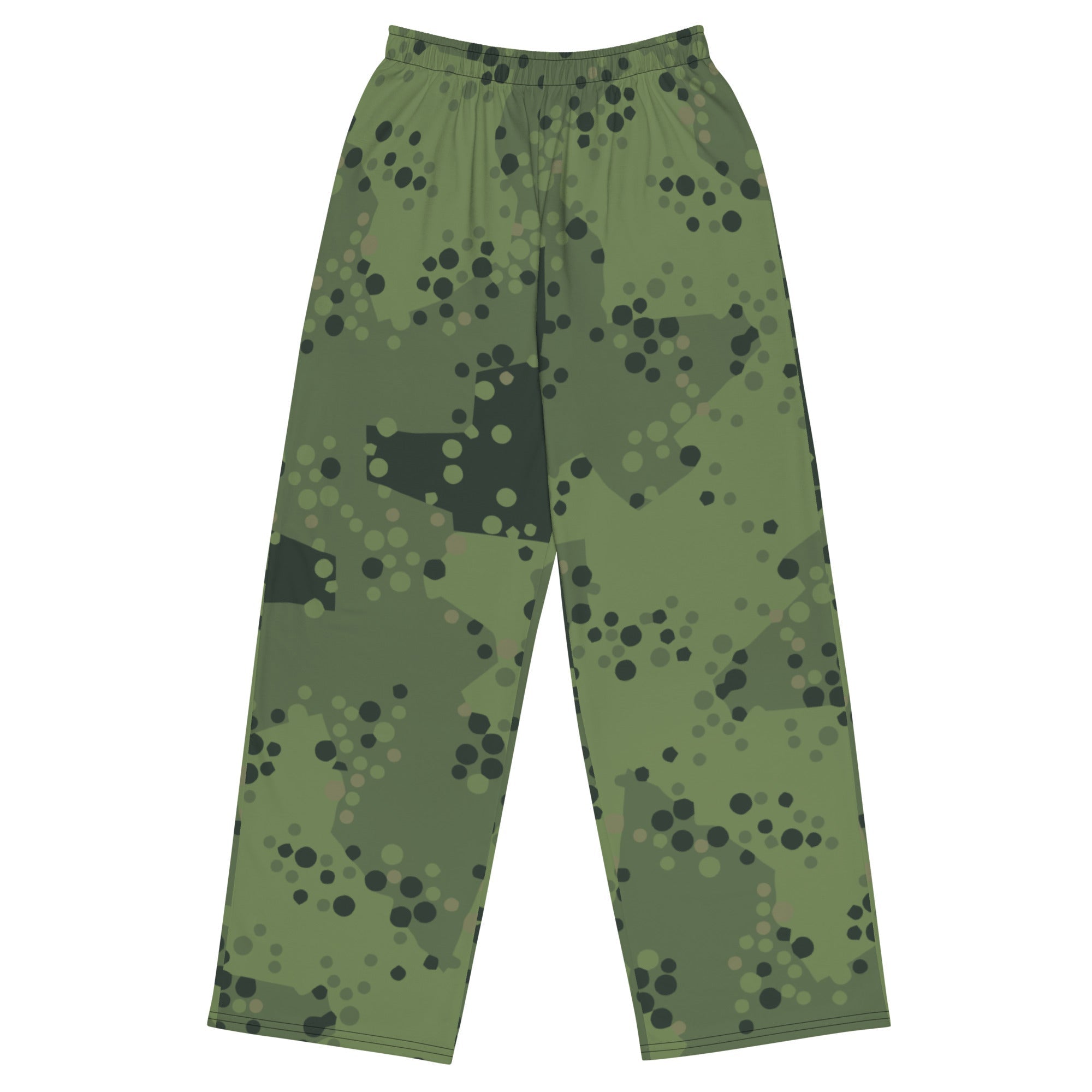 CAMO HQ - Swedish Barracuda Woodland CAMO Unisex Wide-Leg Leisure