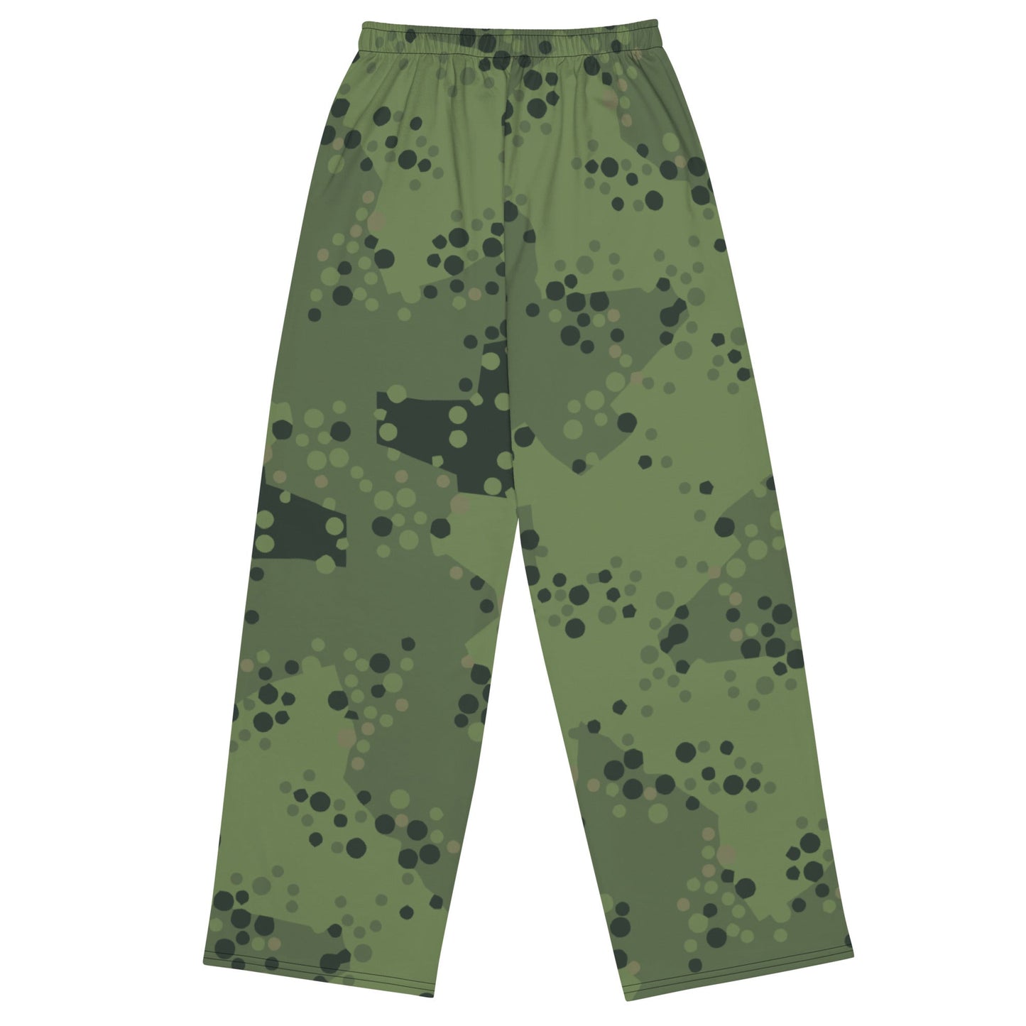 Swedish Barracuda Woodland CAMO unisex wide leg pants Wide Pants